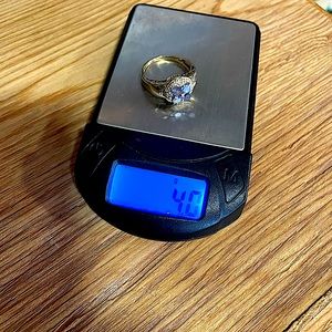 14k stamped gold tanzanite ring